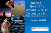 Indiana Water Quality Atlas LTHIA Integration  February 19,2008.