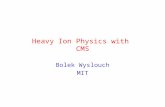 Heavy Ion Physics with CMS Bolek Wyslouch MIT. May 19 01Bolek Wyslouch2 Holy Grail of High Energy Nuclear Physics: Quark Gluon Plasma quarks and gluons,