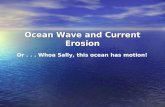 Ocean Wave and Current Erosion Or... Whoa Sally, this ocean has motion!