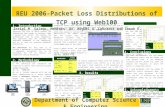 1. Introduction REU 2006-Packet Loss Distributions of TCP using Web100 Zoriel M. Salado, Mentors: Dr. Miguel A. Labrador and Cesar D. Guerrero 2. Methodology.