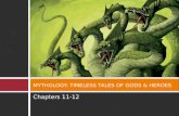 Chapters 11-12 MYTHOLOGY: TIMELESS TALES OF GODS & HEROES.