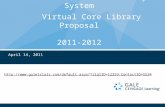 OCMBOCES School Library System Virtual Core Library Proposal 2011-2012 April 14, 2011 .