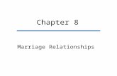 Chapter 8 Marriage Relationships. Chapter Outline Motivations for and Functions of Marriage Marriage as a Commitment Marriage as a Rite of Passage Changes.