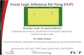 Fuzzy Logic Inference for Pong (FLIP) Brandon Cook & Sophia Mitchell Undergraduate Students, Department of Aerospace Engineering, Student Members AIAA.