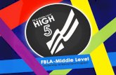 High 5 Overview Here’s how it works: 5 LEADERSHIP AREAS PLUS… 5 ACTIVITIES PER AREA EQUALS… 1 AWESOME FBLA LEADER!
