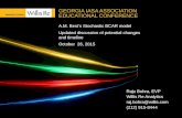 GEORGIA IASA ASSOCIATION EDUCATIONAL CONFERENCE A.M. Best’s Stochastic BCAR model Updated discussion of potential changes and timeline October 26, 2015.