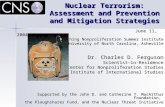 June 11, 2004 June 11, 2004 Teaching Nonproliferation Summer Institute University of North Carolina, Asheville Dr. Charles D. Ferguson Scientist-in-Residence.