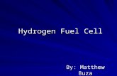 Hydrogen Fuel Cell By: Matthew Buza. Time for a Change Whats wrong with what we have now? What are the alternatives? The benefits with developing Hydrogen.