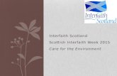 Interfaith Scotland Scottish Interfaith Week 2015 Care for the Environment.