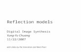 Reflection models Digital Image Synthesis Yung-Yu Chuang 11/22/2007 with slides by Pat Hanrahan and Matt Pharr.