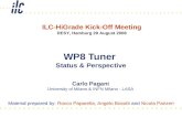 Carlo Pagani University of Milano & INFN Milano - LASA WP8 Tuner Status & Perspective ILC-HiGrade Kick-Off Meeting DESY, Hamburg 29 August 2008 Material.