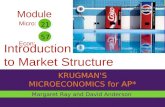KRUGMAN'S MICROECONOMICS for AP* Introduction to Market Structure Margaret Ray and David Anderson Micro: Econ: 21 57 Module.