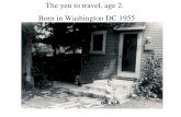 The yen to travel, age 2. Born in Washington DC 1955.