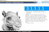 3.1.1.1 – Mod_perl : Performance CGI 3.1.1.1.1 - Introduction to mod_perl 1 3.1.1.1.1 Mod_perl : Performance CGI in Apache mod_perl is more than CGI scripting.