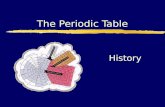 The Periodic Table History. zMemorize the periodic table by MondayMemorize zHistory of the periodic tableHistory.