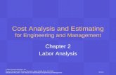 Ch 2-1 © 2004 Pearson Education, Inc. Pearson Prentice Hall, Pearson Education, Upper Saddle River, NJ 07458 Ostwald and McLaren / Cost Analysis and Estimating.