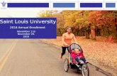 Saint Louis University November 1 to November 20, 2015 2016 Annual Enrollment.