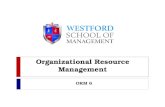 Organizational Resource Management ORM 6 MARKETING.