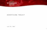 1 ADVERTISING TOOLKIT 13 December, 2015. 2 Introduction This toolkit provides access to advertising material for use in your market Please read this document.