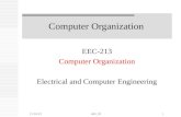 12/13/2015445_01 1 Computer Organization EEC-213 Computer Organization Electrical and Computer Engineering.
