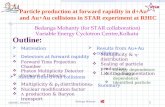 QM2005, Budapest Bedanga Mohanty 1 Particle production at forward rapidity in d+Au and Au+Au collisions in STAR experiment at RHIC  Multiplicity & p T.