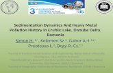 Sedimentation Dynamics And Heavy Metal Pollution History in Cruhlic Lake, Danube Delta, Romania Simon H. 1,*, Kelemen Sz. 1, Gabor A.-I. 1,2, Preoteasa.