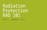 Radiation Protection RAD 101 Unit 1 Chapters 1 & 2.