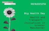 Big Health Day Health and Transport: Initiatives in Greater Manchester.