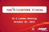 T AX -A IDE CA-2 Leader Meeting October 29, 2015.
