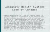 Community Health Systems Code of Conduct Community Health Systems, Inc. (“CHSI”) is a holding company. Its subsidiary companies and partnerships own or.