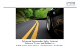 Advanced Automotive Safety Systems Industry Trends and Initiatives ACAMP Seminar Series: Advanced Embedded Systems – Sep 09, 2015.