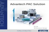 Advantech PAC Solution CC Lin Biz Development Manager.