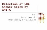 Detection of UHE Shower Cores by ANITA By Amir Javaid University Of Delaware.