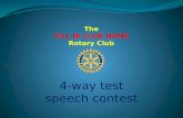 4-way test speech contest.