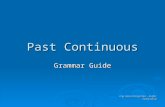 Past Continuous Grammar Guide mgr Anna Waligórska – Kotfas PWSZ Konin.