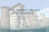 THE TEMPLE OF ISIS AT POMPEII The Promise of Navigable Seas in a Seafaring Economy Kelly Guerrieri University of Rochester/University of York (Photograph.
