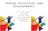 School Facilities and Environments PE and Sport Cycling Active Play Environmental Management Funding.