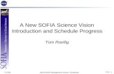 7/17/08NASA/USRA Management review- Clocktower TLR - 1 A New SOFIA Science Vision Introduction and Schedule Progress Tom Roellig.
