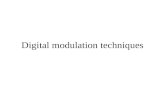 Digital modulation techniques. Modulations systems.