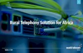 Www.wtl.be Rural Telephony Solution for Africa 1.