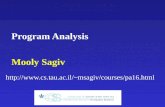 Program Analysis Mooly Sagiv msagiv/courses/pa16.html.