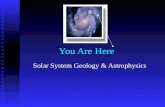 You Are Here Solar System Geology & Astrophysics.