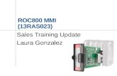 Sales Training Update Laura Gonzalez ROC800 MMI (13RAS023)