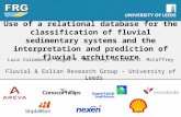 Use of a relational database for the classification of fluvial sedimentary systems and the interpretation and prediction of fluvial architecture Luca Colombera,