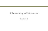 Chemistry of biomass Lecture 2. Agenda l Cellulose l Hemicelluloses l Lignin They are all POLYMERS.