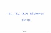 2002-03 1 TE 01 -TE 02 DLDS Elements BINP-KEK. 2002-03 2.