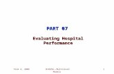 Term 4, 2006BIO656--Multilevel Models 1 PART 07 Evaluating Hospital Performance.