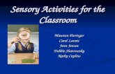 Sensory Activities for the Classroom Maureen Pieringer Carol Lavoie Jenn Jensen Debbie Shatrowsky Kathy Caplins.
