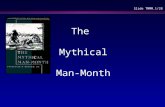 Slide TMMM.1/28 The Mythical Man-Month. Slide TMMM.2/28 Overview Fred Brooks and OS/360 The Mythical Man-Month What has and has not changed? No Silver.