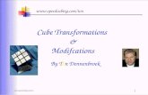 Www.speedcubing.com/ton 1 Cube Transformations & Modifcations By Ton Dennenbroek .
